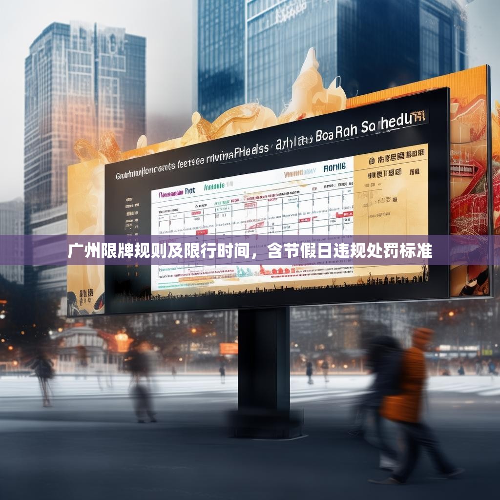 广州限牌规则及限行时间，含节假日违规处罚标准