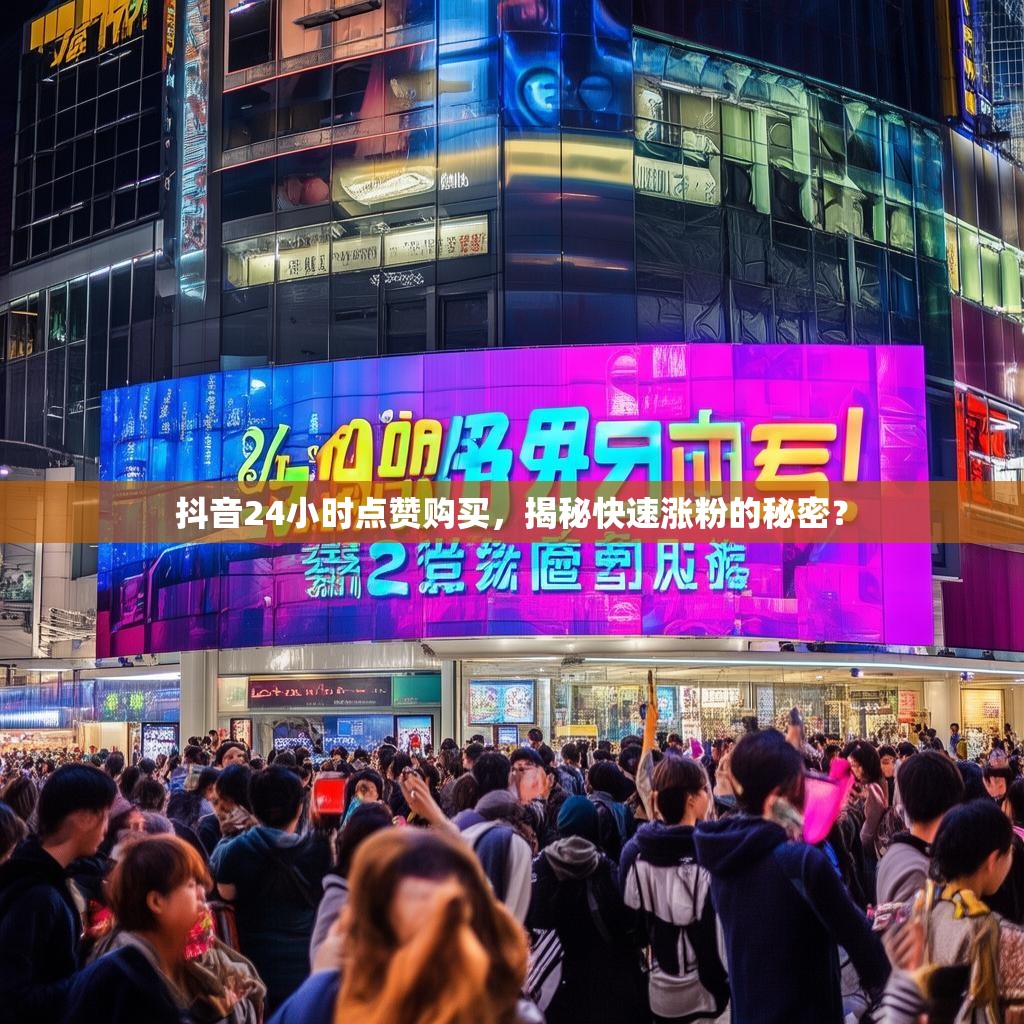 抖音24小时点赞购买，揭秘快速涨粉的秘密？