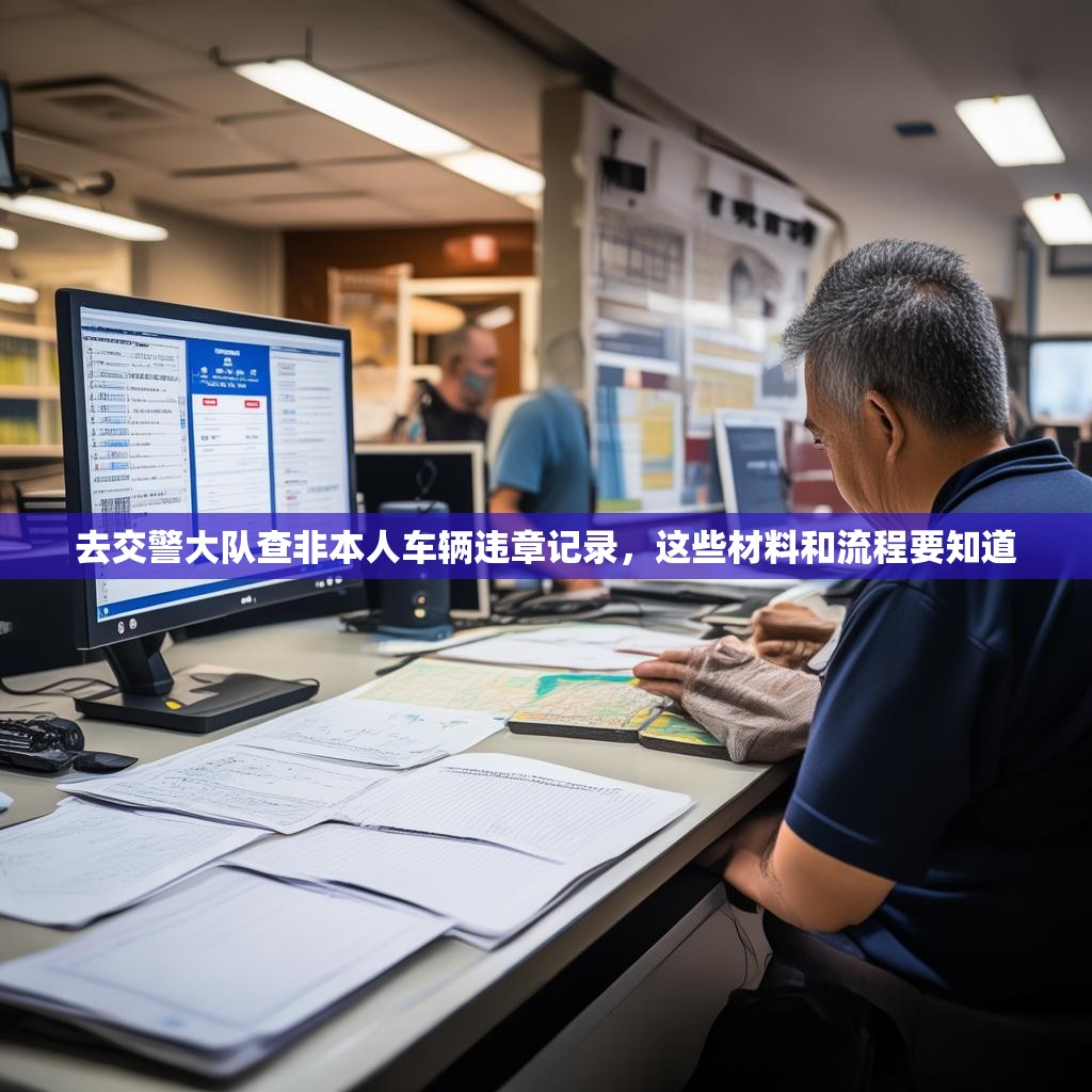 去交警大队查非本人车辆违章记录，这些材料和流程要知道