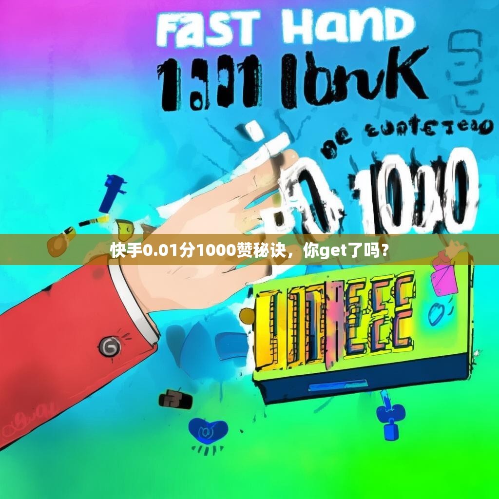 快手0.01分1000赞秘诀,你get了吗?