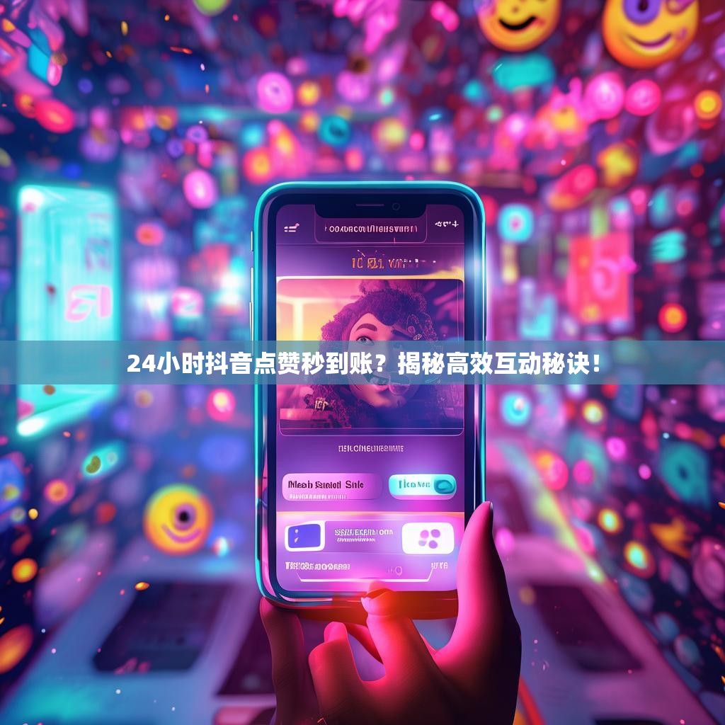 24小时抖音点赞秒到账？揭秘高效互动秘诀！