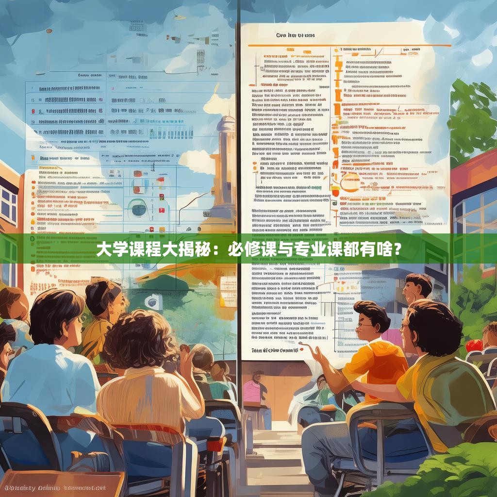 大学课程大揭秘：必修课与专业课都有啥？