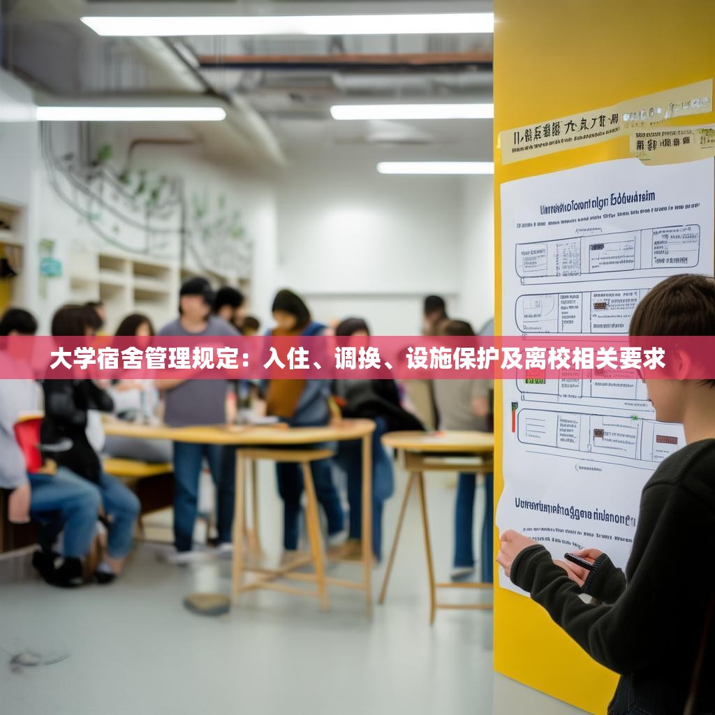 大学宿舍管理规定:入住、调换、设施保护及离校相关要求