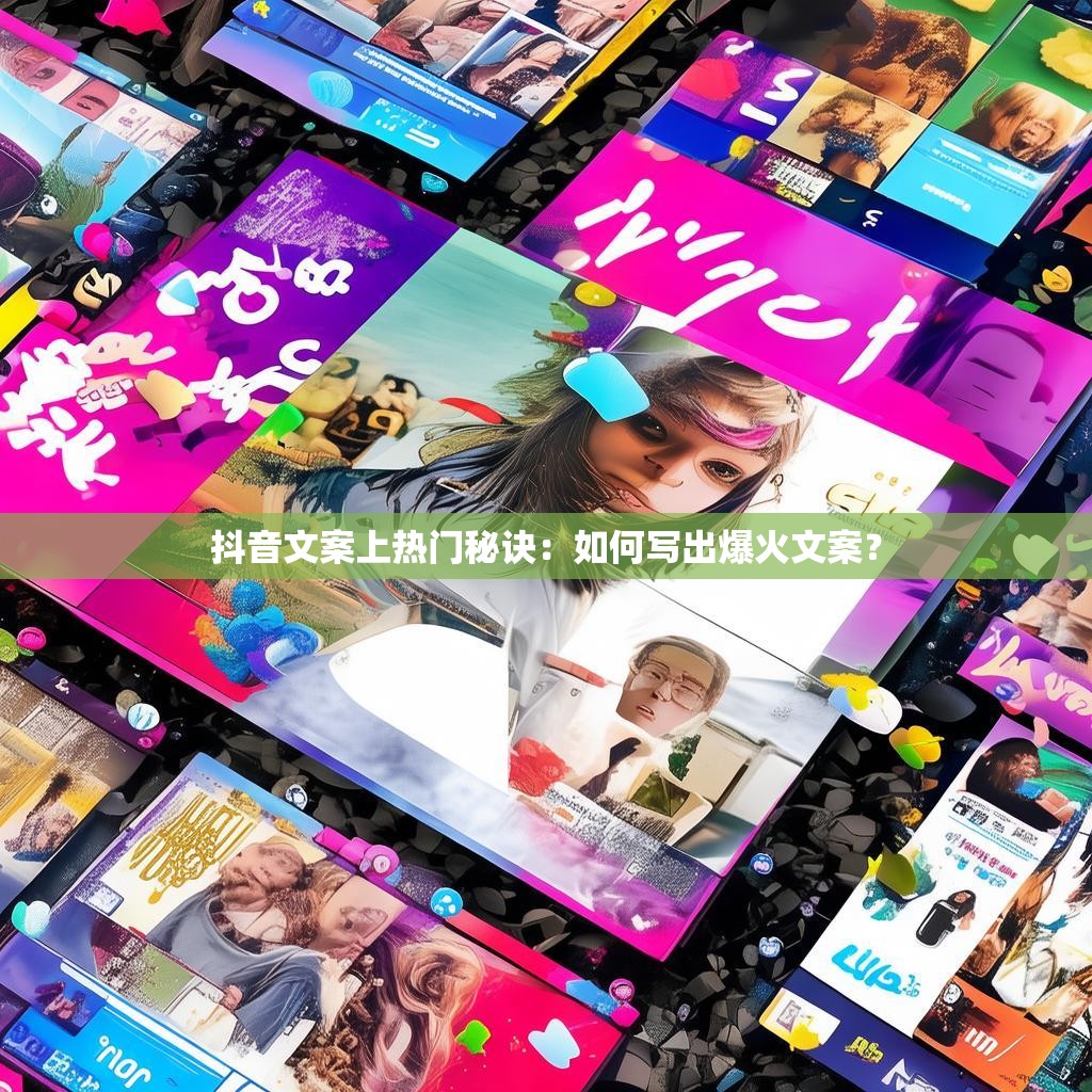 抖音文案上热门秘诀：如何写出爆火文案？