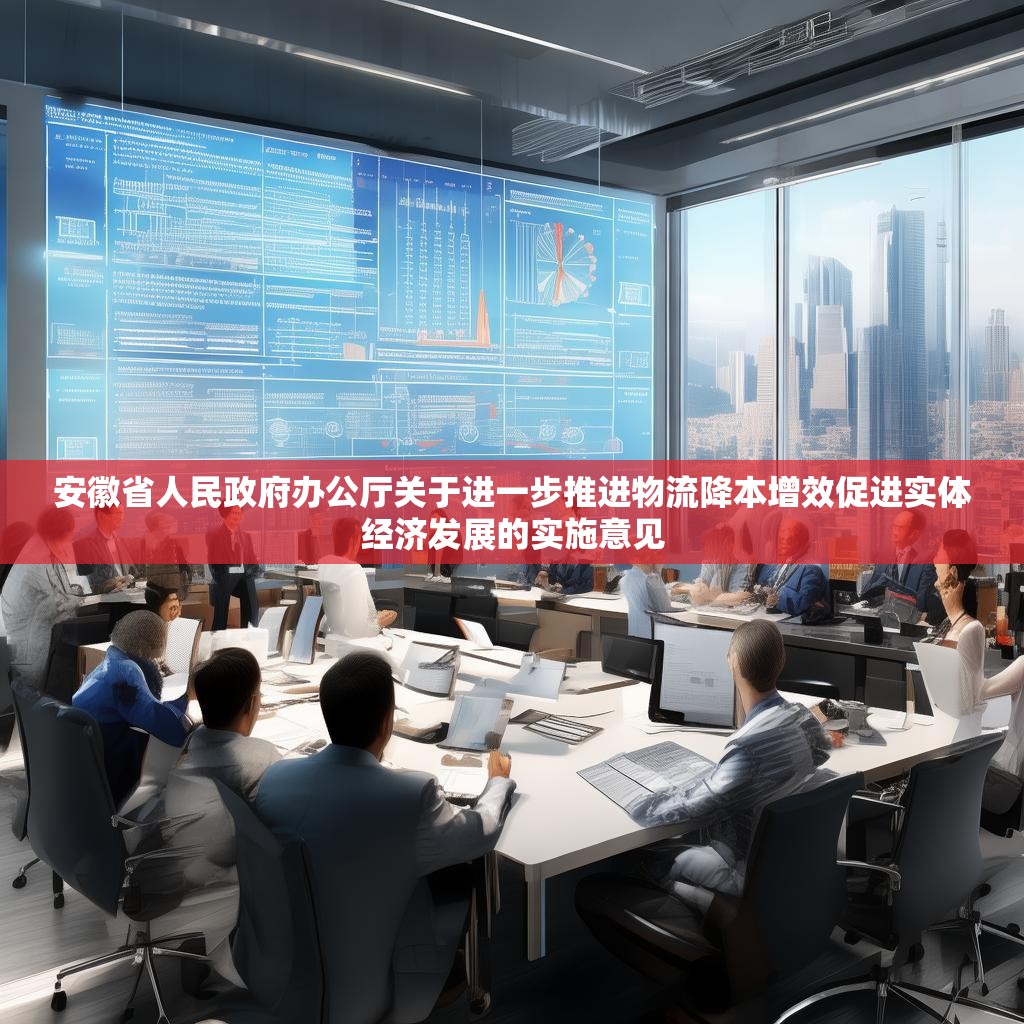 安徽省人民政府办公厅关于进一步推进物流降本增效促进实体经济发展的实施意见