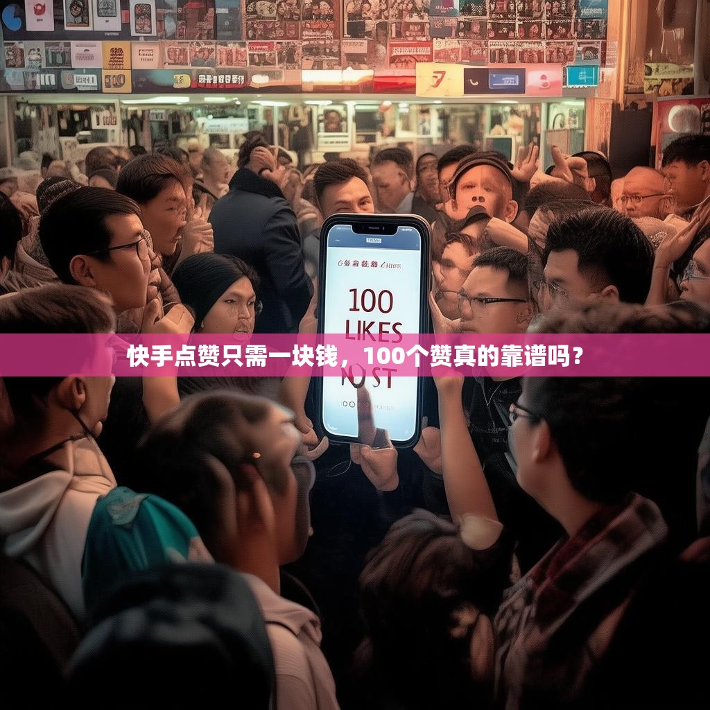 快手点赞只需一块钱，100个赞真的靠谱吗？