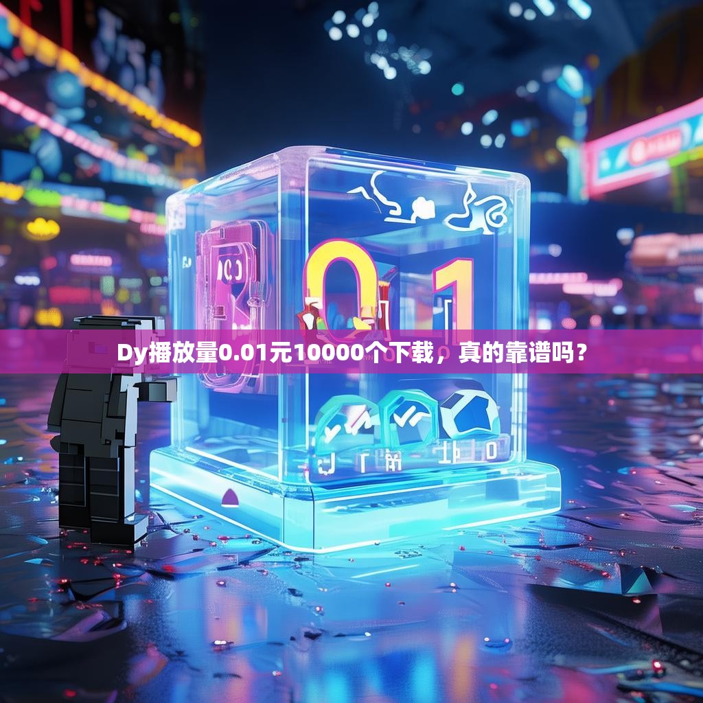 Dy播放量0.01元10000个下载，真的靠谱吗？