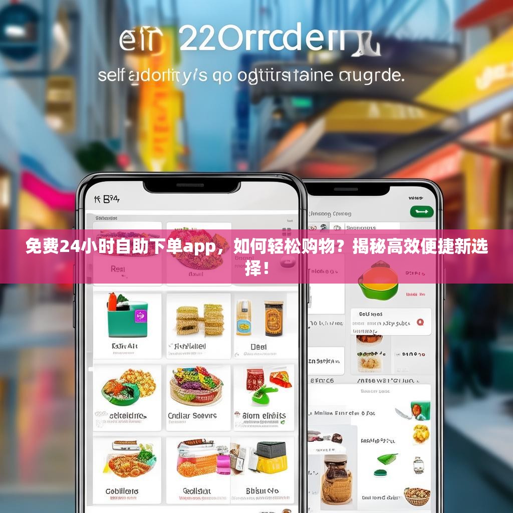 免费24小时自助下单app，如何轻松购物？揭秘高效便捷新选择！