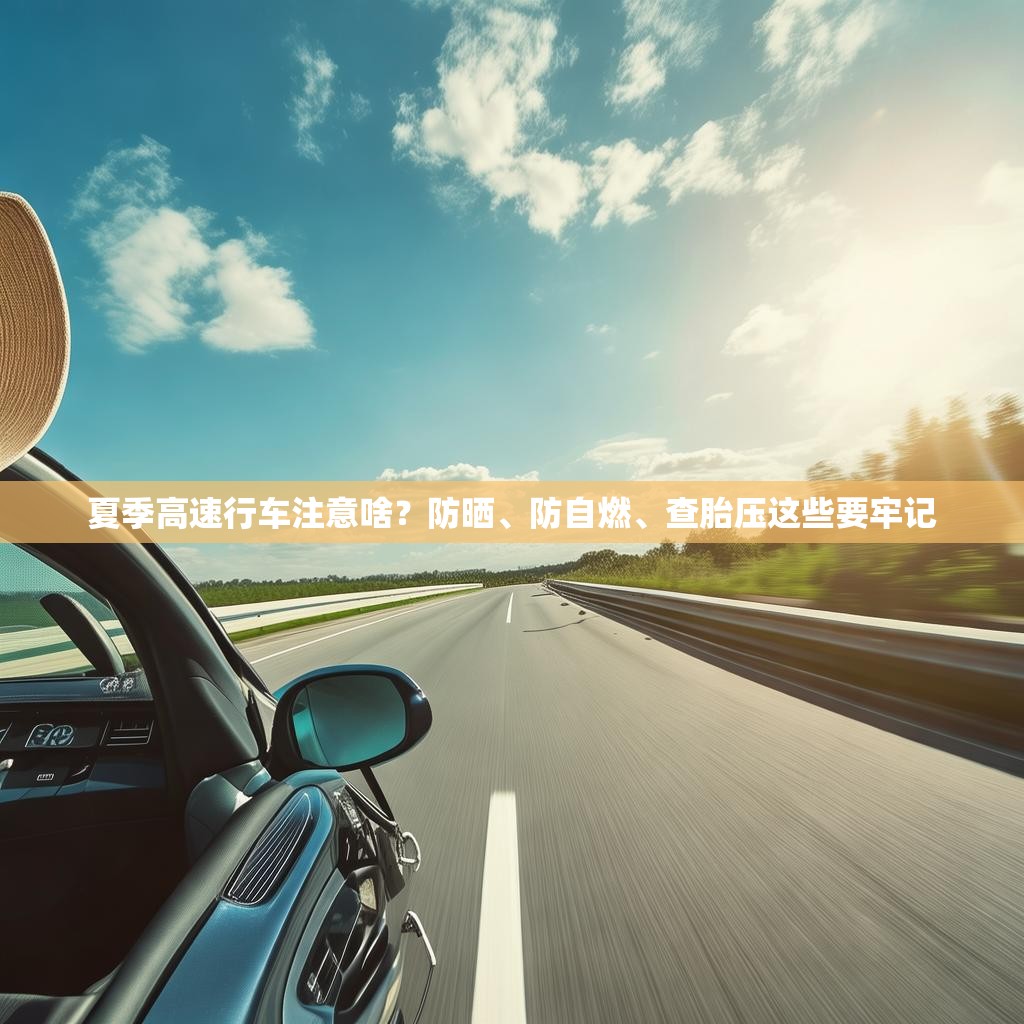 夏季高速行车注意啥？防晒、防自燃、查胎压这些要牢记