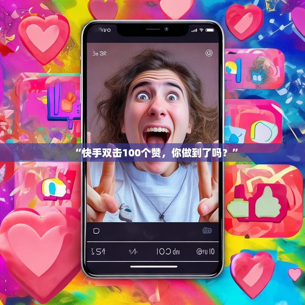 “快手双击100个赞，你做到了吗？”