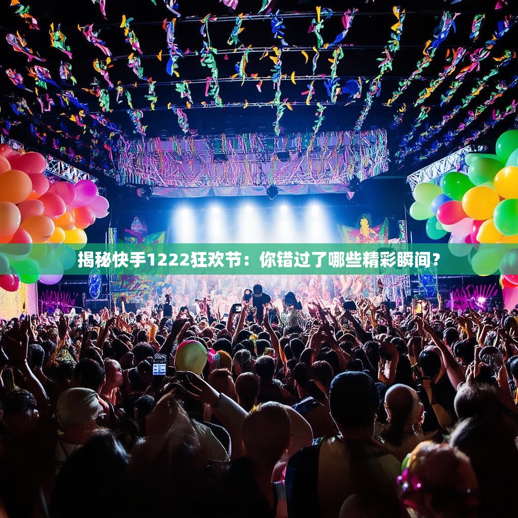 揭秘快手1222狂欢节：你错过了哪些精彩瞬间？