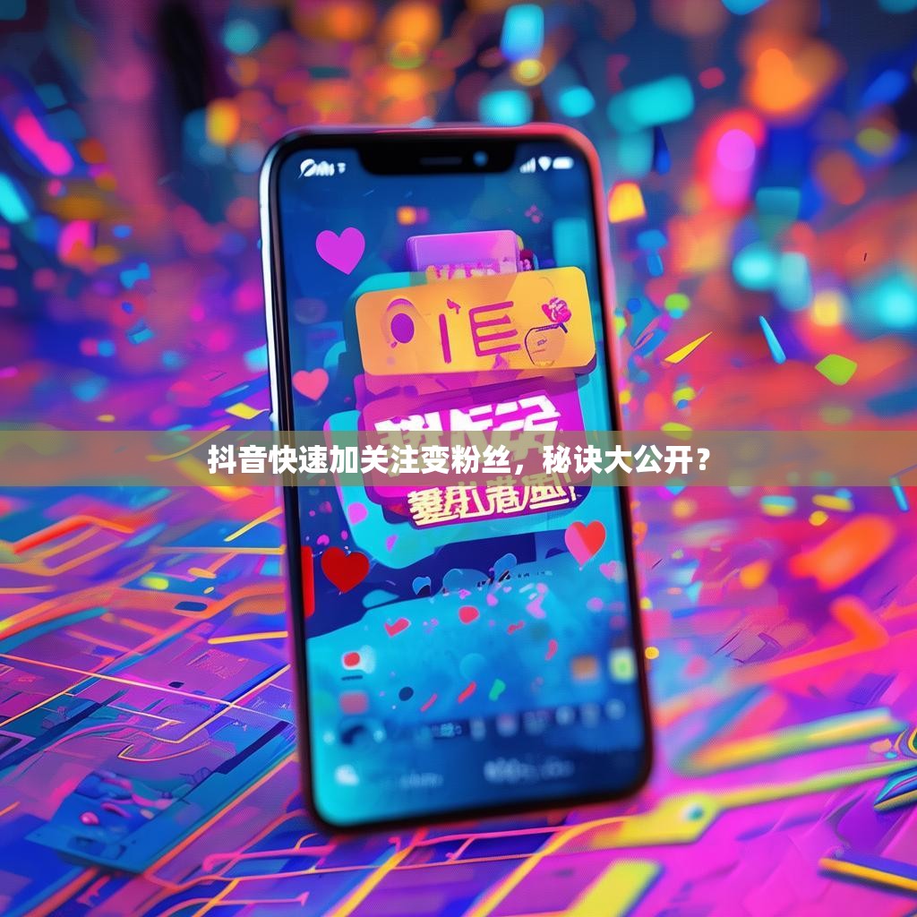 抖音快速加关注变粉丝,秘诀大公开?