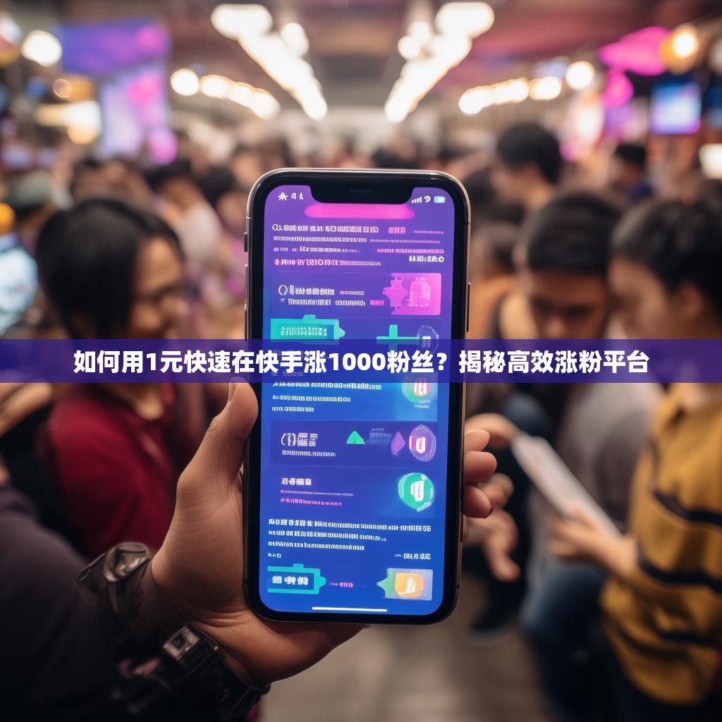 如何用1元快速在快手涨1000粉丝？揭秘高效涨粉平台