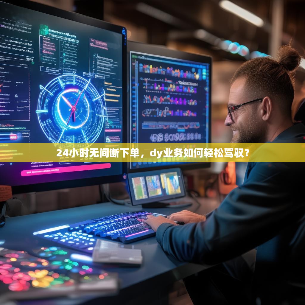 24小时无间断下单,dy业务如何轻松驾驭?