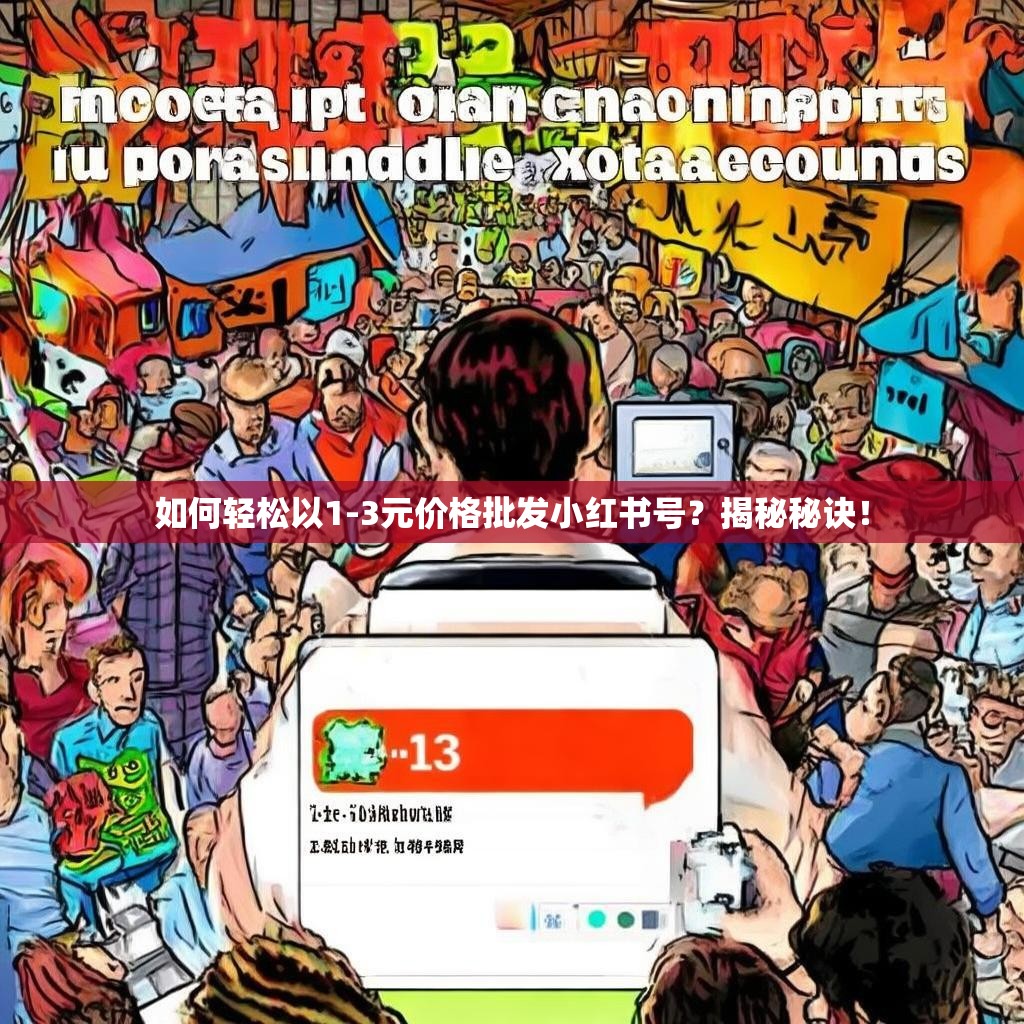 如何轻松以1-3元价格批发小红书号？揭秘秘诀！