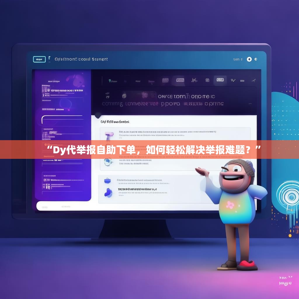 “Dy代举报自助下单，如何轻松解决举报难题？”