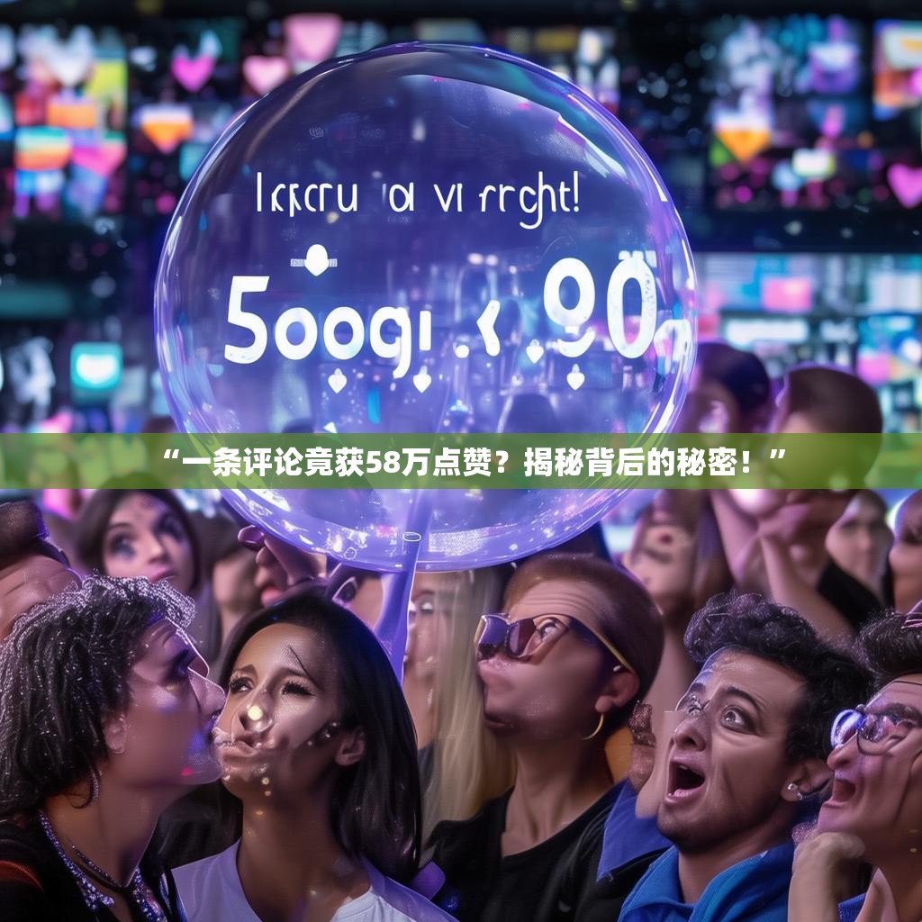 “一条评论竟获58万点赞？揭秘背后的秘密！”