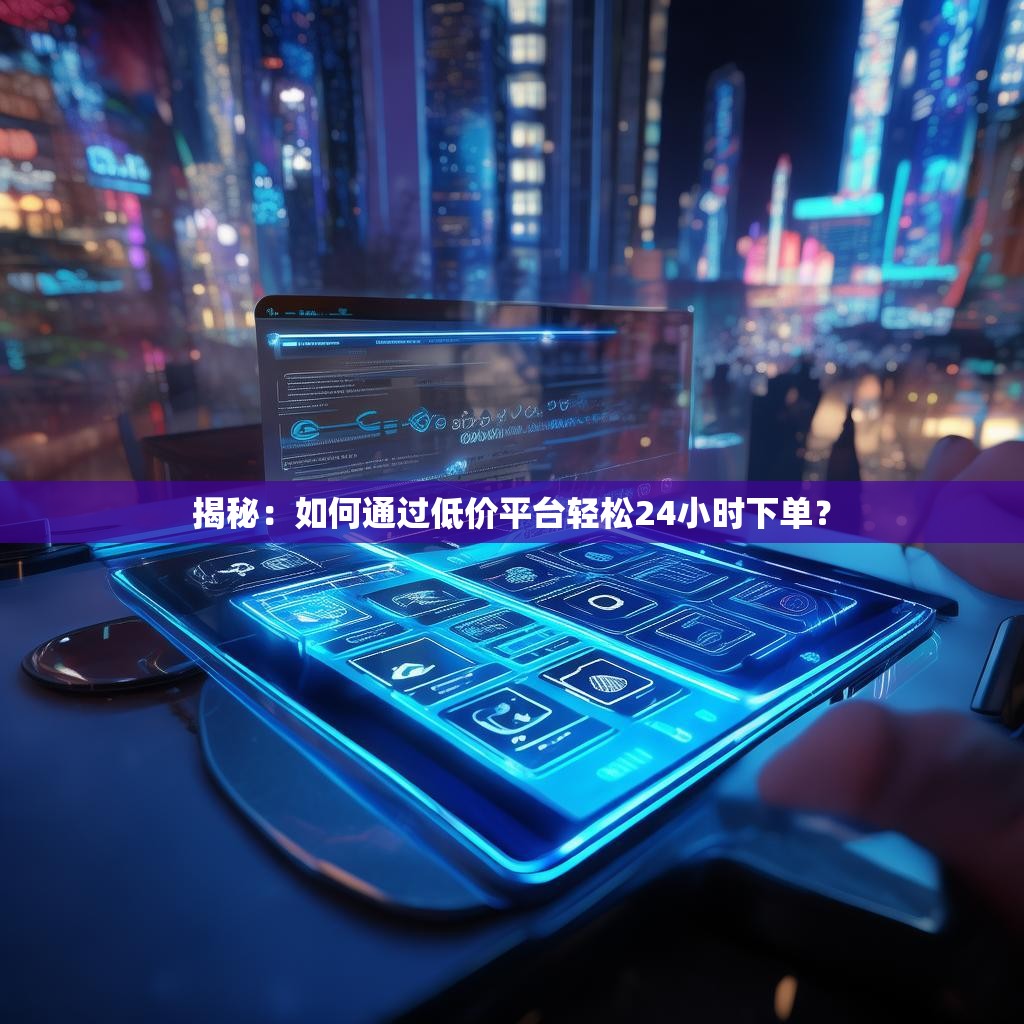 揭秘：如何通过低价平台轻松24小时下单？