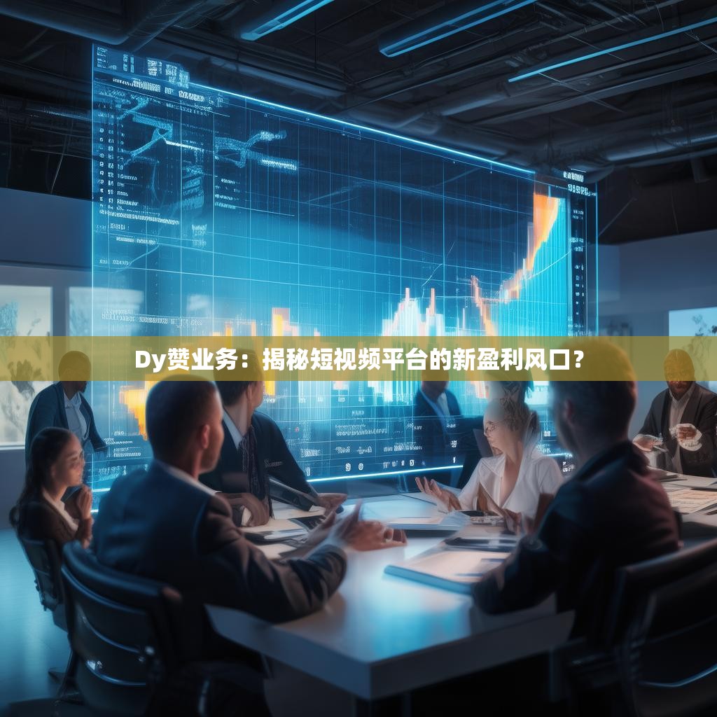 Dy赞业务：揭秘短视频平台的新盈利风口？