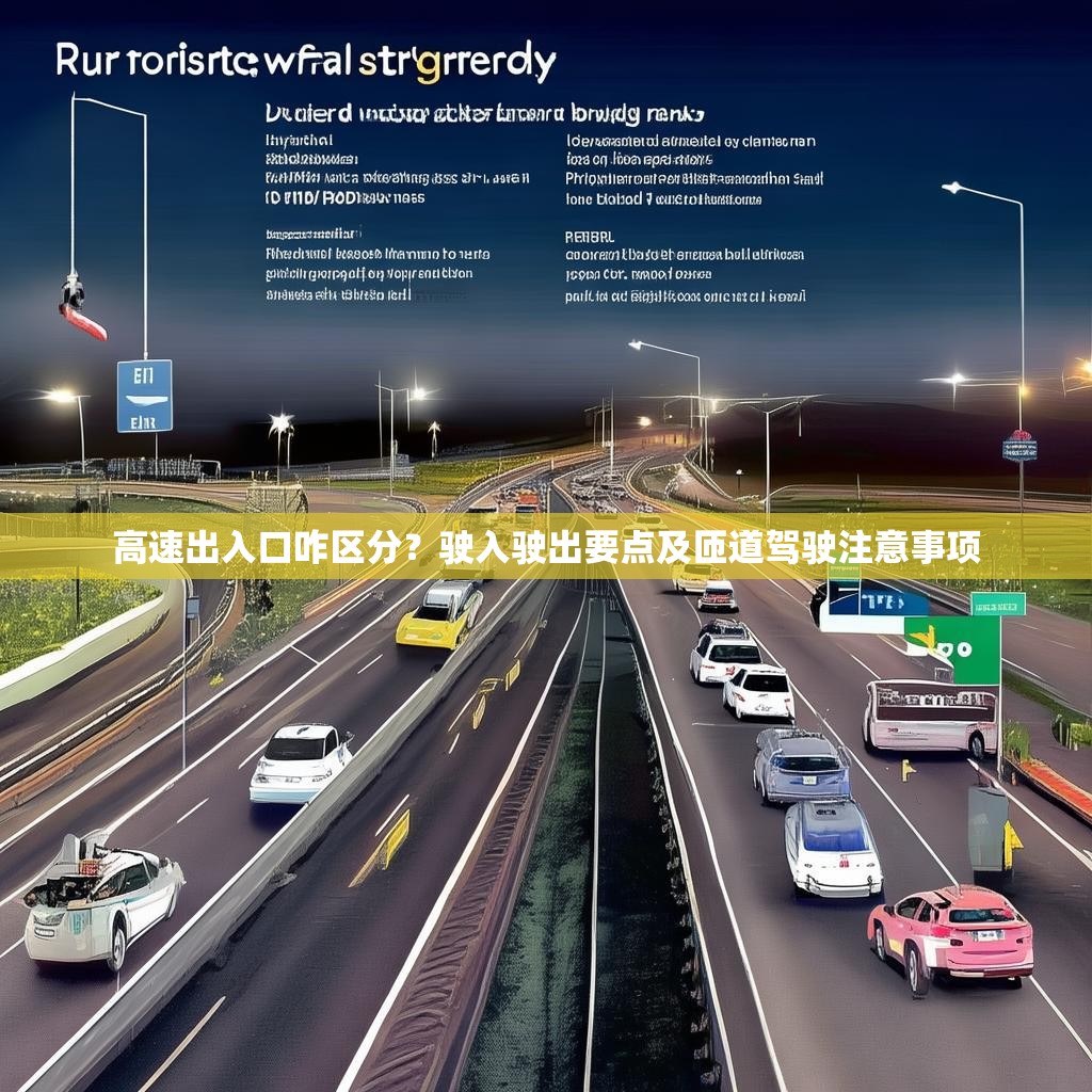 高速出入口咋区分？驶入驶出要点及匝道驾驶注意事项