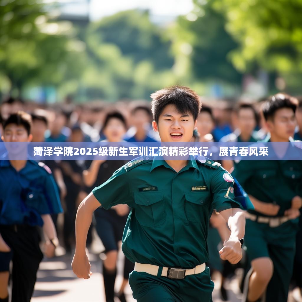 菏泽学院2025级新生军训汇演精彩举行，展青春风采