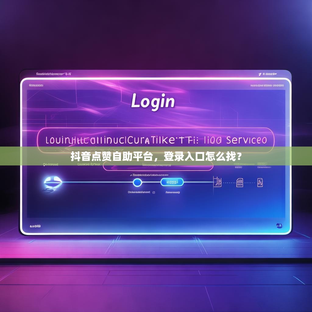 抖音点赞自助平台，登录入口怎么找？