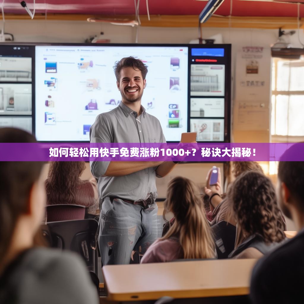 如何轻松用快手免费涨粉1000+？秘诀大揭秘！