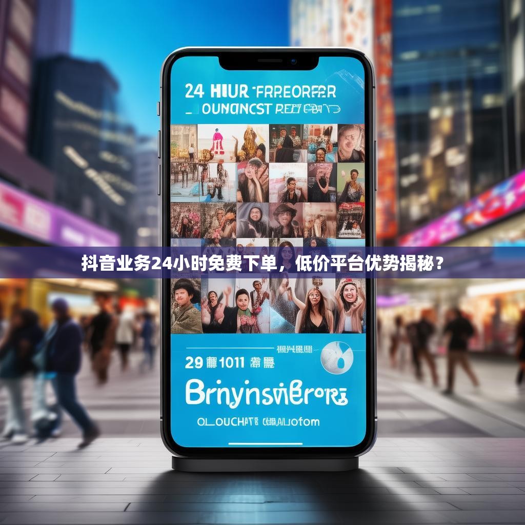 抖音业务24小时免费下单，低价平台优势揭秘？