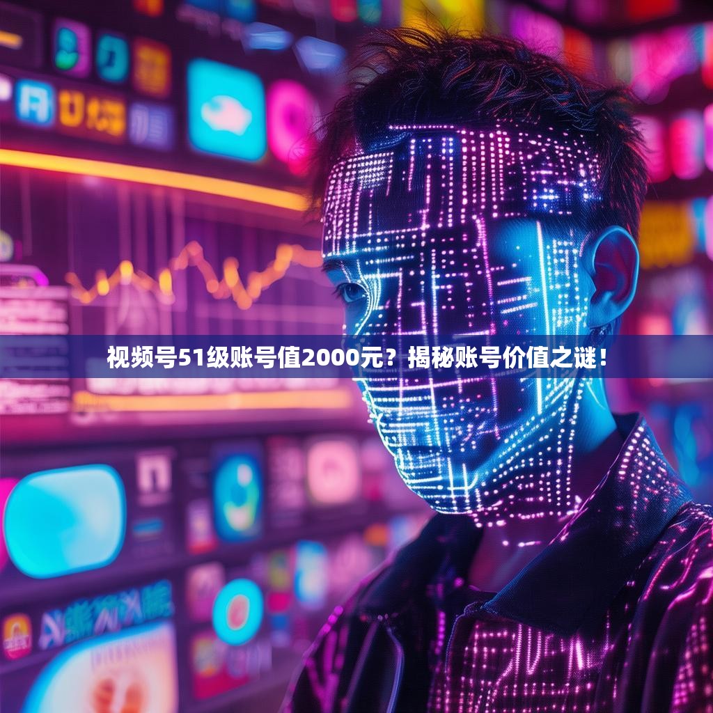 视频号51级账号值2000元？揭秘账号价值之谜！