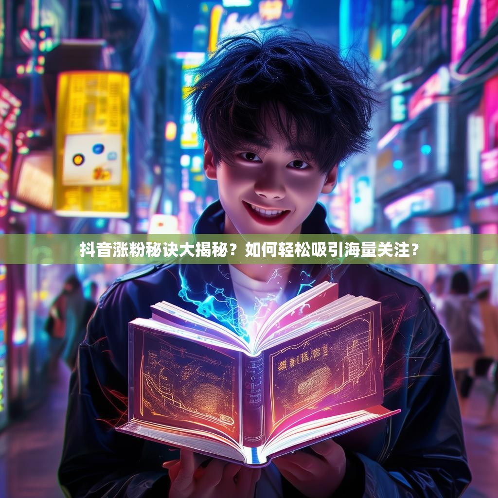 抖音涨粉秘诀大揭秘?如何轻松吸引海量关注?