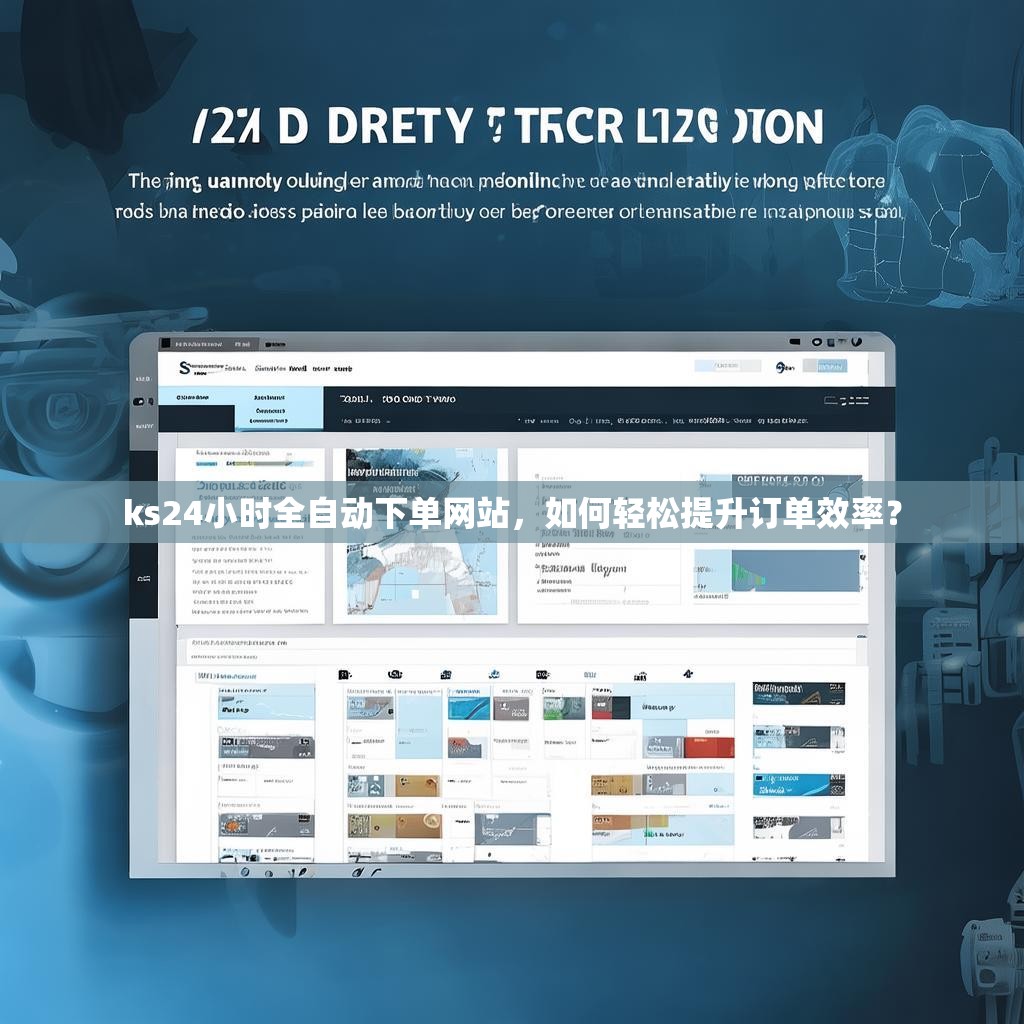 ks24小时全自动下单网站,如何轻松提升订单效率?