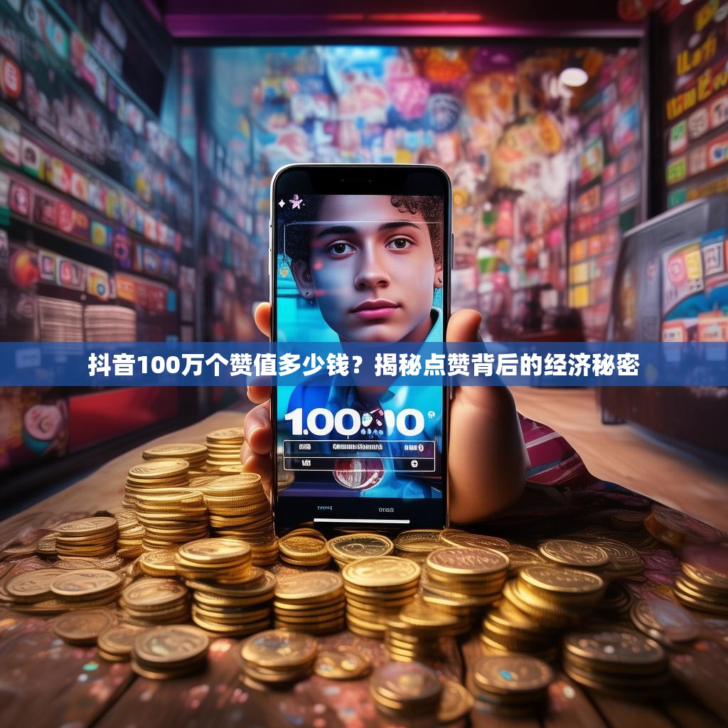 抖音100万个赞值多少钱？揭秘点赞背后的经济秘密