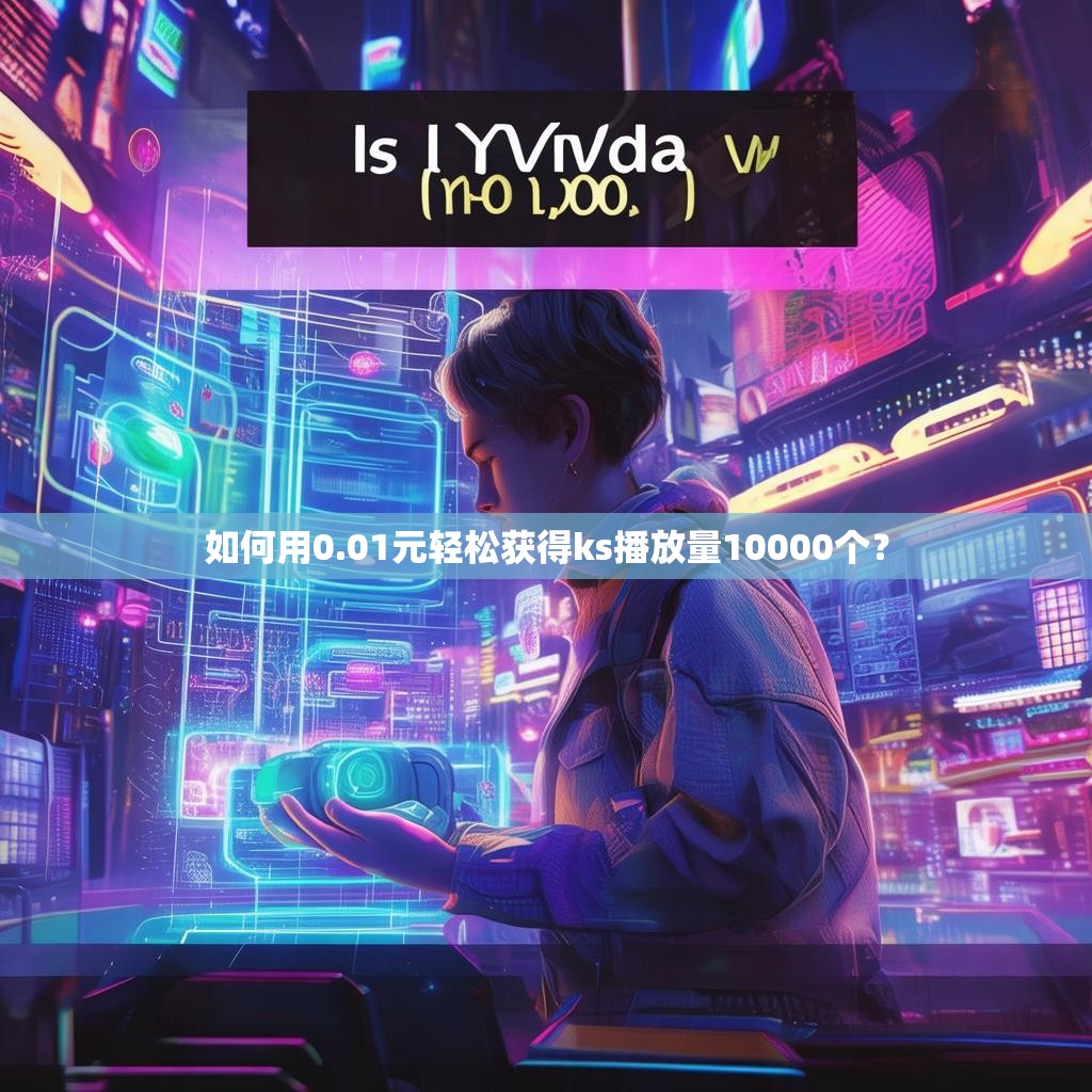 如何用0.01元轻松获得ks播放量10000个？