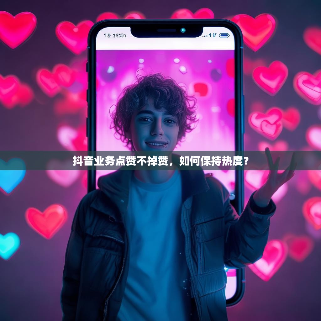 抖音业务点赞不掉赞，如何保持热度？