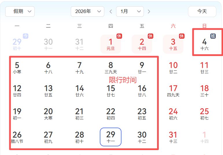 2026 年 1 月深圳外地车限行时间及区域，速看